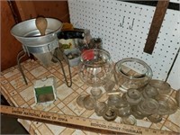 Vintage Colander, Vintage glass furniture coasters