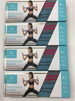 4x 2-Pks New Body Hype Resistance Bands