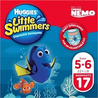 Huggies Little Swimmers Swim Diapers, Size 5-6