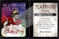 Brock Purdy Platinum Cuts facsimile auto