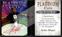 Kylian Mbappe Platinum Cuts facsimile auto