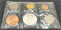 1964 Mexico 6 Coin Uncirculated Set w/