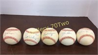 Selection of hand signed Rawlings American and