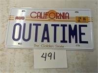 California Plate - Outatime