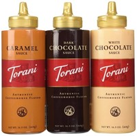 2024 febTorani Sauce 3 Pack Chocolate, Caramel, Wh