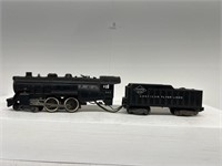 American flyer train engine and tender 303