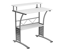 $130  Flash Furniture Clifton 28-in White Desk