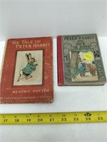 2 Early Peter Rabbit books, one 1922