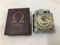 Vintage Omega Lighter w/ Box, Appears Unused
