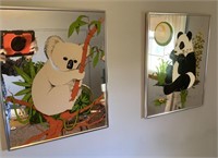 2 mirror paintings --16" x 20”