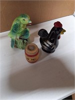 3 vintage s and p shakers