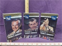 3 Johnny Carson Tonight Show VHS Tapes