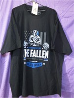 Thin Blue Line Police Support Male 4XL T-Shirt