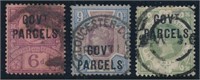 GREAT BRITAIN #O34-O36 USED FINE-VF