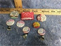 Group lot of vintage pin backs