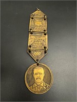 1904 Theodore Roosevelt Multi-Section Watch FOB