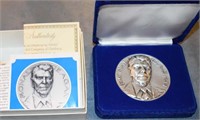 999 SILVER RONALD REAGAN INAGURAL MEDAL