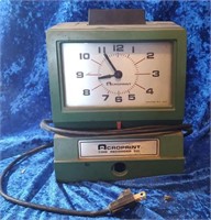 Vintage time clock works !