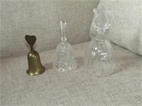 3 Bells - Crystal and Brass