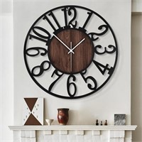 B3708  LEIKE Large Wall Clocks - Modern 16 Inch