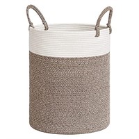 INDRESSME Tall Wicker Laundry Basket, Large Woven