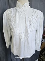 Vintage Rayon Cottagecore Wome's Blouse