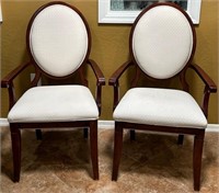 L - PAIR OF MATCHING ARM CHAIRS (L2)