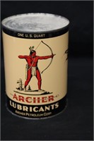 Archer Aircraft Oil Tin Can