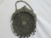 vintage cameo chain mail kilt coin purse