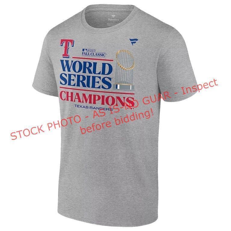 Texas Rangers 2023 W.S. Champions Men Lg Shirt