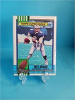 OF)  Troy Aikman rookie card