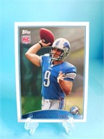 OF)  Matthew Stafford Rookie card reprint 2012