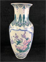 Chinese Flower and Plant Porcelain Vase