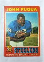 1971 Topps John Fuqua Steelers Card #76