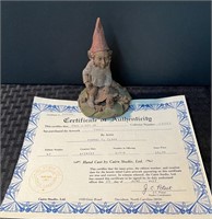 Vtg Thomas Clark Gnome Statue-Pokey