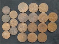 1862-1938 Great Britain Penny & Half Penny Lot
