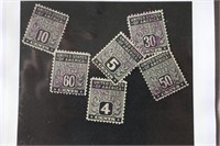 Assorted Postal Note Stamps