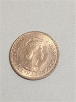1956 CYPRUS 5 MILS Coin- Uncirculated