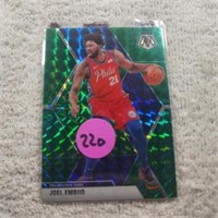 2019-20 Mosaic Green Prizm Joel Embiid