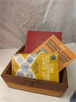 Cedar Treasure Box & Coin/ Paper Guides