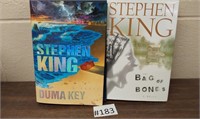 Stephen King Duma Key and Bag of Bones hard back