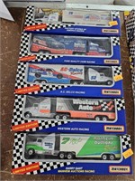5 matchbox diecast Nascar trucks