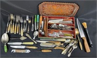 High-end knives/forks;Civil War fork collection