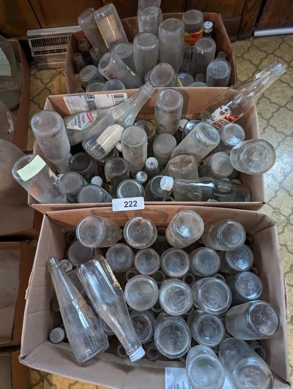 Over 100 Vintage Glass Ketchup Bottles & Other