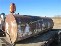 1,000-gallon fuel barrel w/Gas Boy electric pump