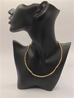 14kt Gold Sectioned Necklace