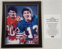 Signed Picture of Dan Marino and Bernie Kosar