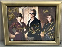 3x Cast Signed Doctor Who Photograph