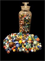 Large Collection Vintage Marbles Mostly Unsorted