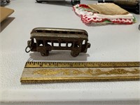 antique cast iron train car